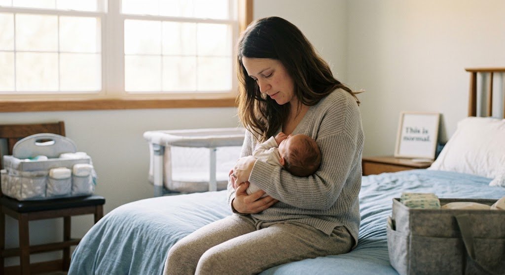 postpartum hormone change
